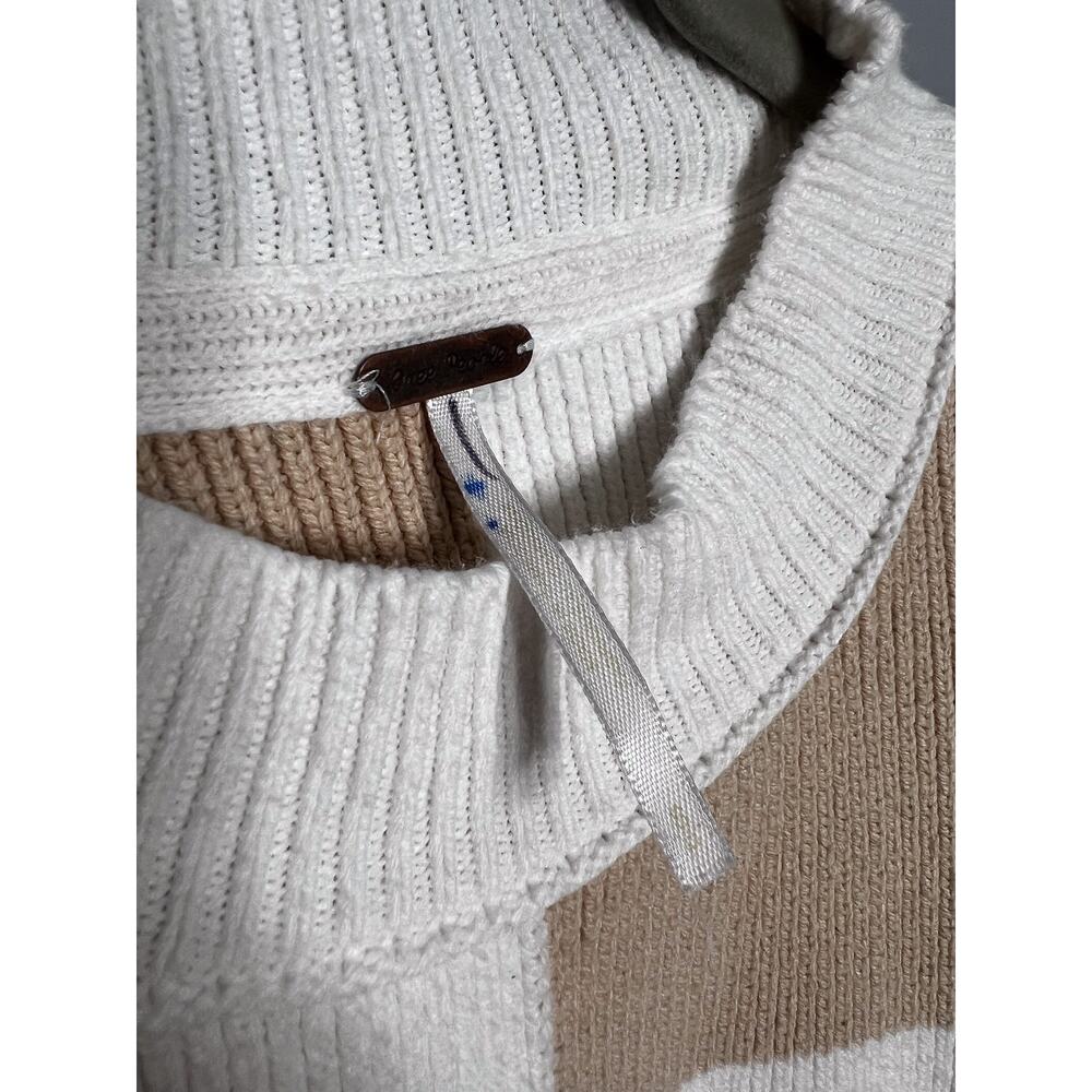 Free People Easy Street Tunic Checked Oversized Sweater Size Small - Picture 9 of 11